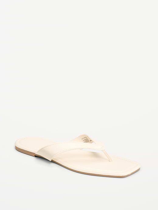 Old Navy Faux-Leather Flip Flop for Women