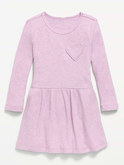 Old Navy Printed Long-Sleeve Drop-Waist Dress for Toddler Girls — photo 3