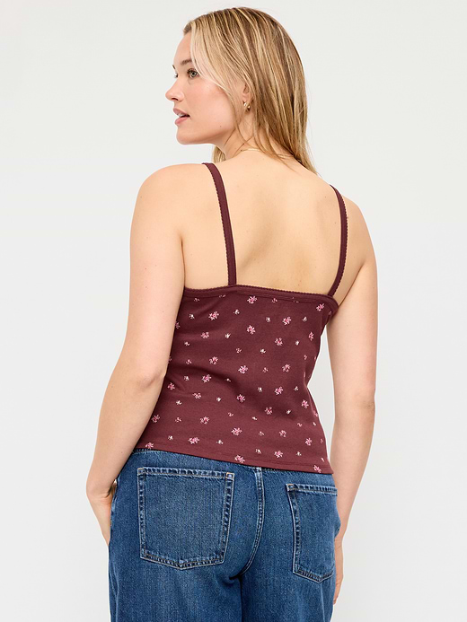 Old Navy Button-Front Cami Tank Top — photo 7