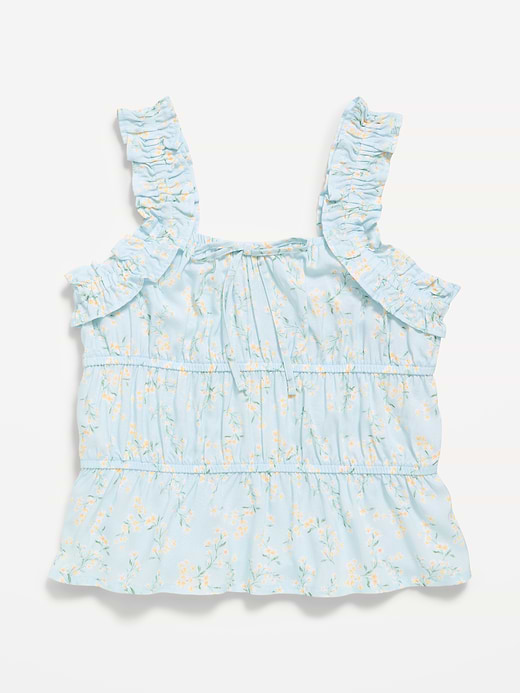 Old Navy Printed Sleeveless Ruffled Top for Girls — photo 3