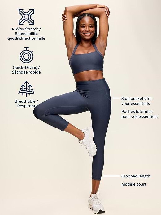 Old Navy High-Waisted PowerSoft Crop Pocket Leggings — photo 9