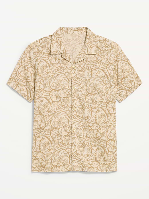 Old Navy Short-Sleeve Floral Camp Shirt — photo 5