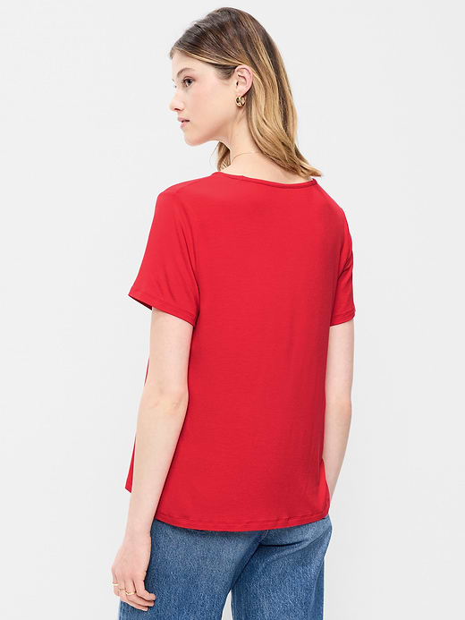 Old Navy Luxe Slub-Knit T-Shirt — photo 3