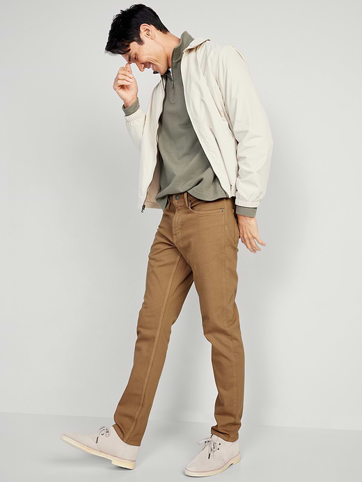 Old Navy Slim Built-In Flex Five-Pocket Pants — photo 4
