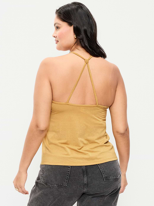 Old Navy Strappy-Back Shimmer Swing Tank Top — photo 10