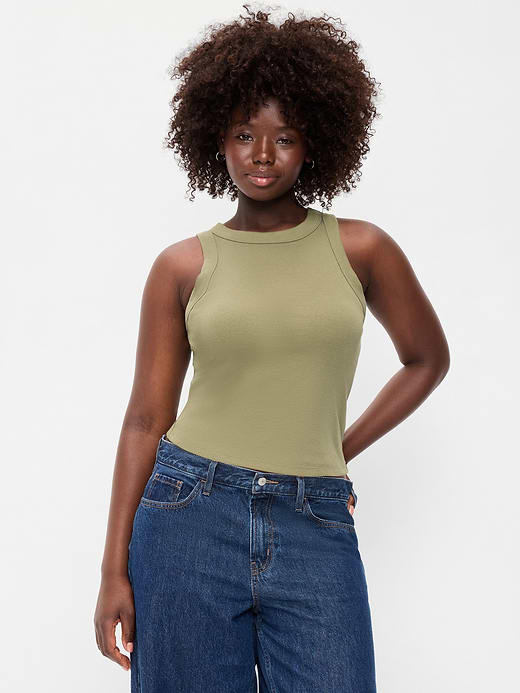 Old Navy Crop Ribbed Tank Top — photo 5