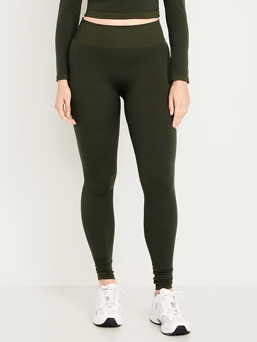 Old Navy High-Waisted Seamless Jacquard Leggings — photo 5