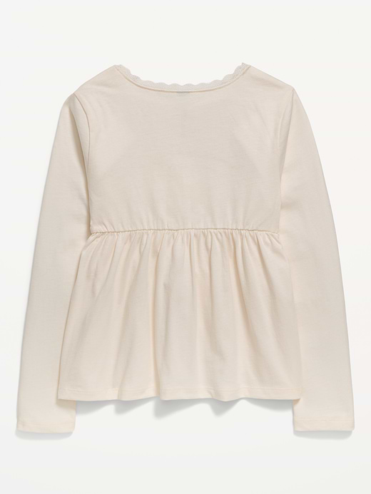 Old Navy Long-Sleeve Faux-Wrap Top for Girls — photo 3