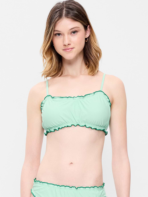 Old Navy Scoop-Neck Ruffle Swim Top — photo 1