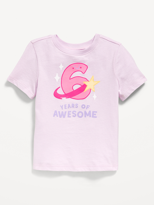 Old Navy Birthday Graphic T-Shirt for Toddler Girls — photo 1
