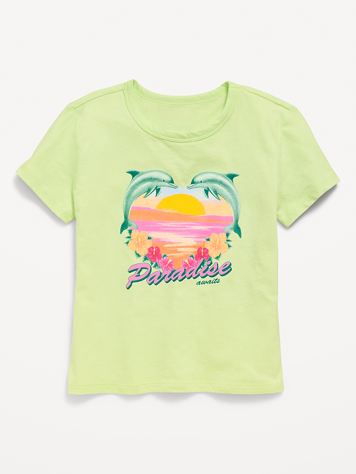Old Navy Short-Sleeve Graphic T-Shirt for Girls — photo 1