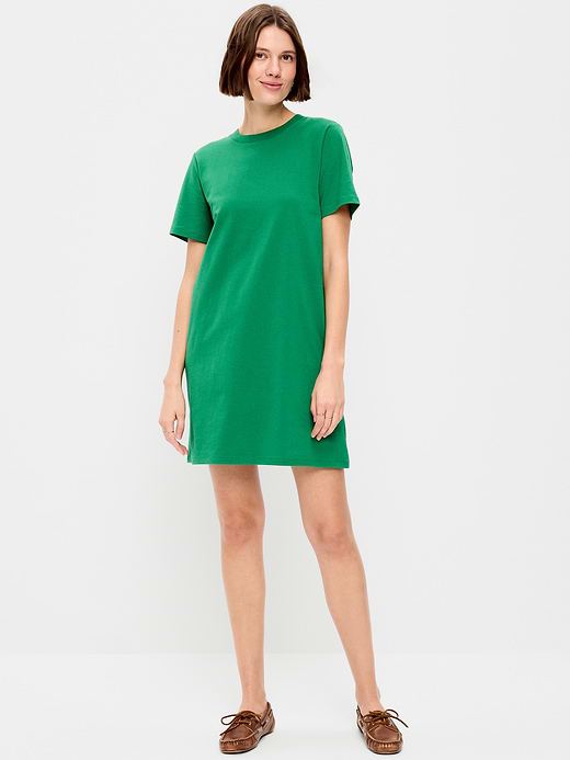 Old Navy Vintage Crew-Neck Mini T-Shirt Dress — photo 1