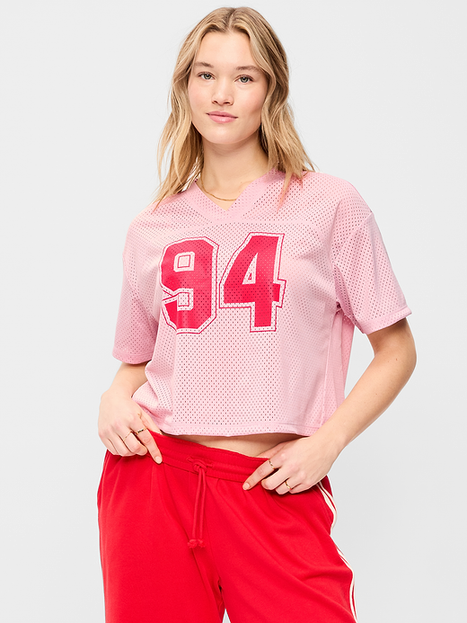 Old Navy Mesh Jersey Football Top — photo 6