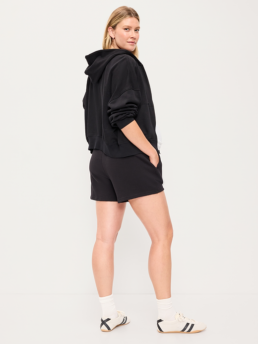 Old Navy Maternity Fleece Pull-On Shorts -- 5-inch inseam — photo 4