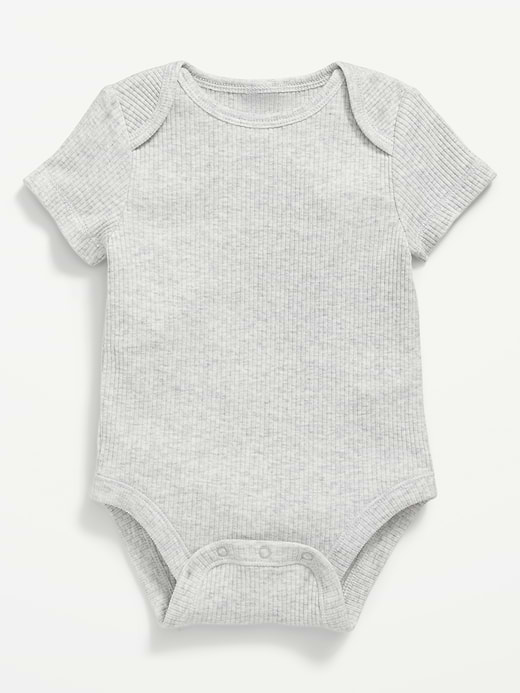 Old Navy Unisex Short-Sleeve Rib-Knit Bodysuit for Baby — photo 1