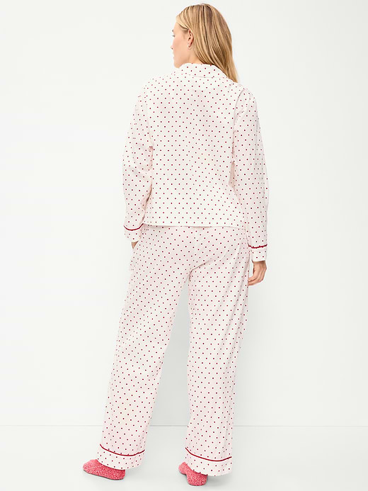 Old Navy Tie-Front Poplin Pajama Pant Set — photo 7