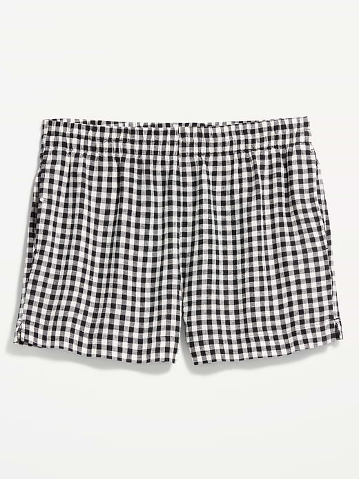 Old Navy High-Waisted Beach Linen Pull-On Shorts — photo 5