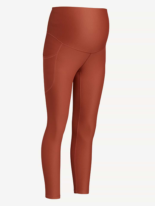 Old Navy Maternity Full-Panel PowerSoft 7/8 Leggings — photo 3