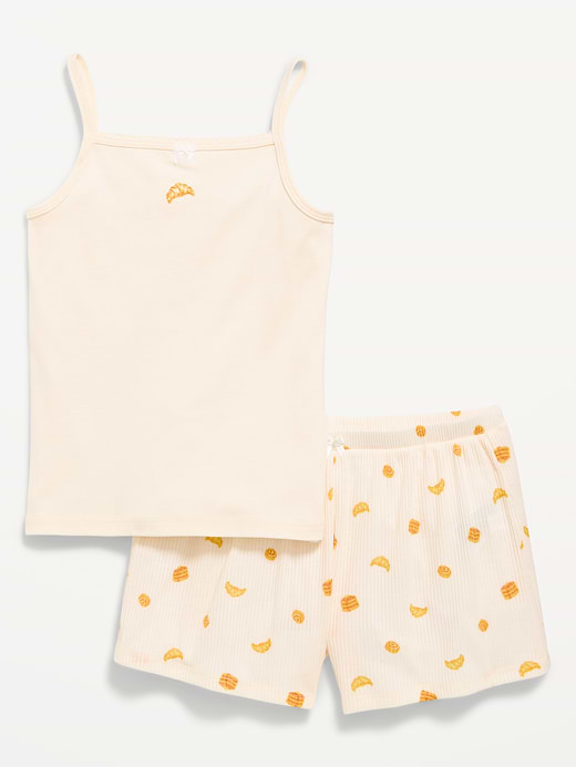 Old Navy Striped Pajama Cami and Shorts Set for Girls — photo 4