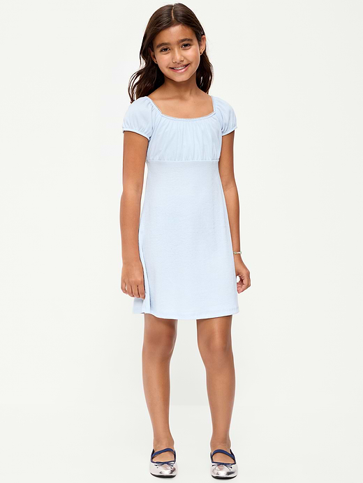 Old Navy Printed Fit and Flare Dress for Girls — photo 1