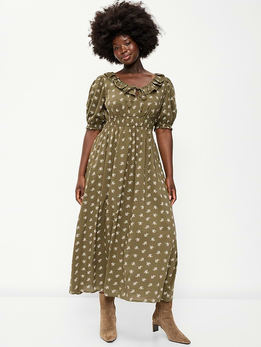 Old Navy Ruffle-Collar Boho Maxi Dress — photo 7