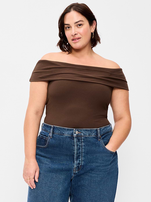 Old Navy Off-The-Shoulder Fitted Top — photo 8