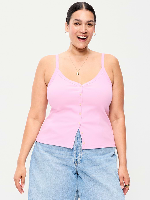 Old Navy Button-Front Cami Tank Top — photo 8