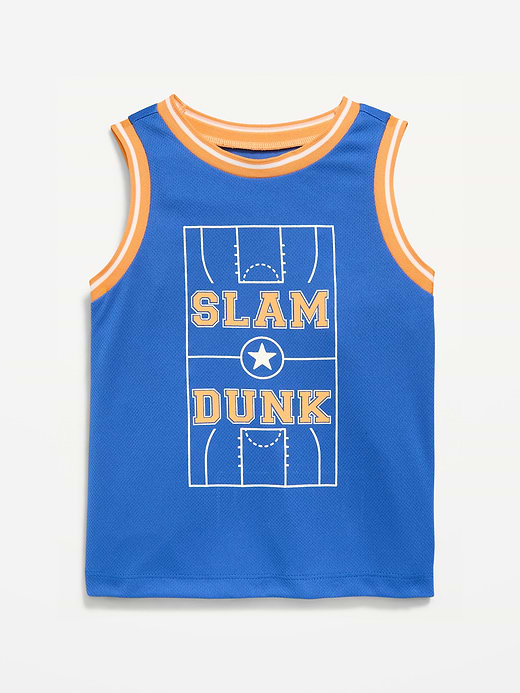 Old Navy Mesh Graphic Basketball Tank Top for Toddler Boys — photo 1