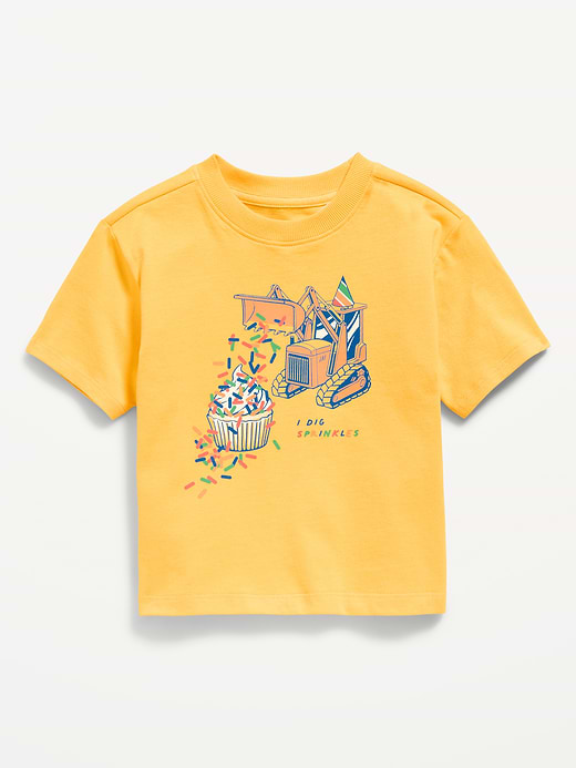 Old Navy Oversized Short-Sleeve Birthday Graphic T-Shirt for Toddler Boys — photo 3