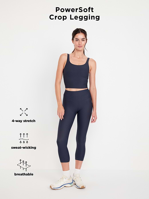 Old Navy High-Waisted PowerSoft Crop Leggings — photo 10