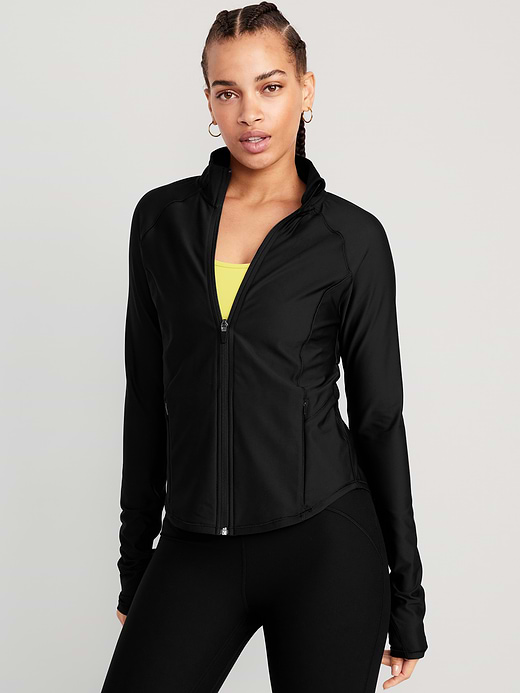 Old Navy PowerSoft Full-Zip Fitted Jacket — photo 1