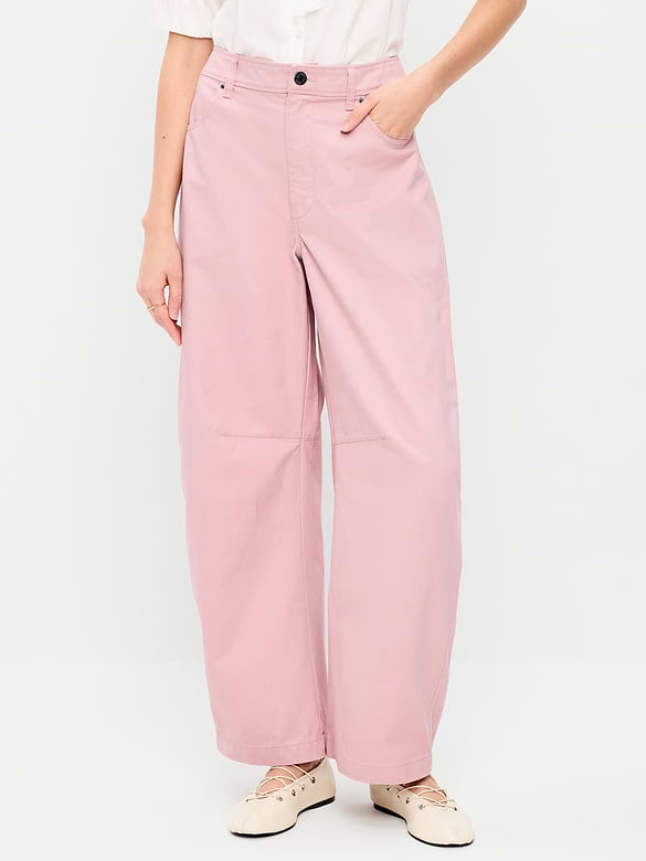 Old Navy Mid-Rise Barrel Chino Pants — photo 3
