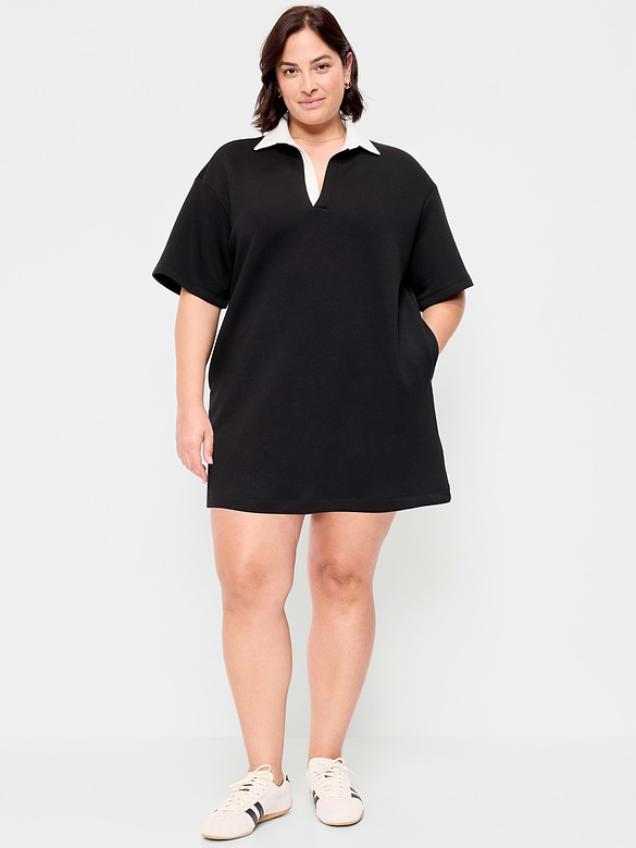 Old Navy Bounce Fleece Short-Sleeve Polo Dress — photo 6