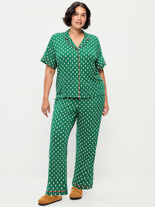 Old Navy Sunday Sleep Knit Jersey Pant Set — photo 16