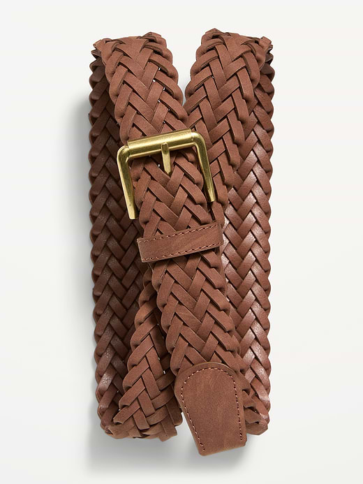 Old Navy Braided Faux-Leather Belt for Men — photo 1