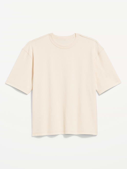 Old Navy Garment-Dyed Heavyweight Cropped T-Shirt — photo 5