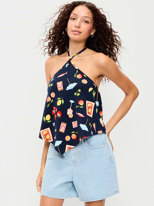 Old Navy Handkerchief Halter Top — photo 1