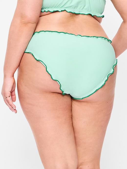 Old Navy Mid-Rise Ruffle Trim Swim Bottoms — photo 9