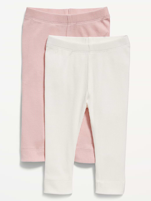 Old Navy Unisex Rib-Knit U-Shape Leggings 2-Pack for Baby — photo 1