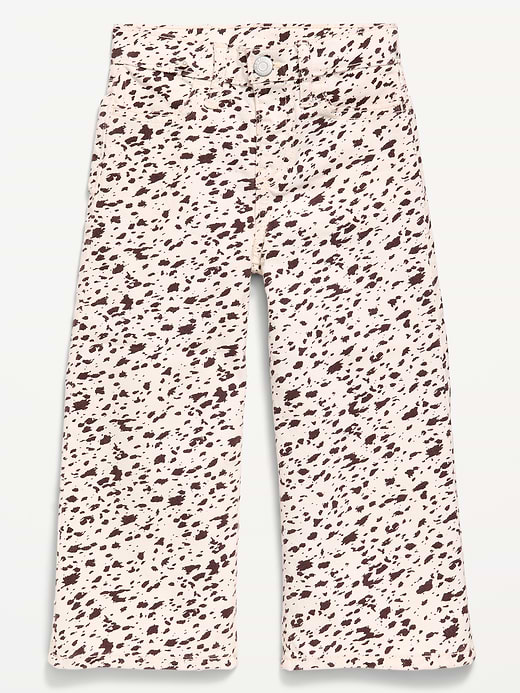 Old Navy Super Baggy Lace-Trim Wide-Leg Jeans for Toddler Girls — photo 1