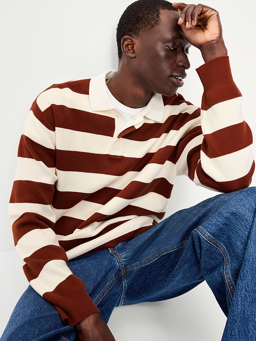 Old Navy Long-Sleeve Rugby Polo Sweater — photo 4