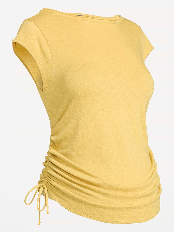 Old Navy Maternity Side-Cinch Jersey Top — photo 3