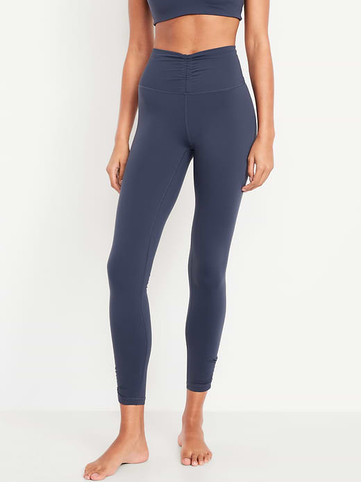Old Navy High-Waisted StudioSmooth Ruched Leggings