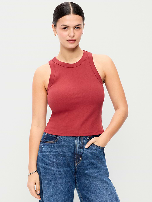 Old Navy Crop Ribbed Tank Top — photo 6