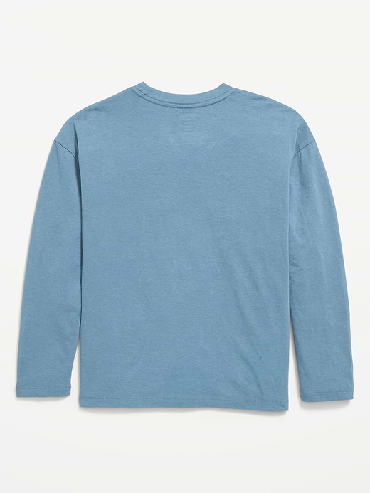 Old Navy Oversized Long-Sleeve T-Shirt for Boys — photo 3