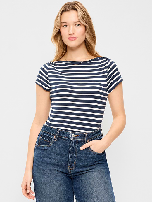 Old Navy Snug Boatneck T-Shirt — photo 7