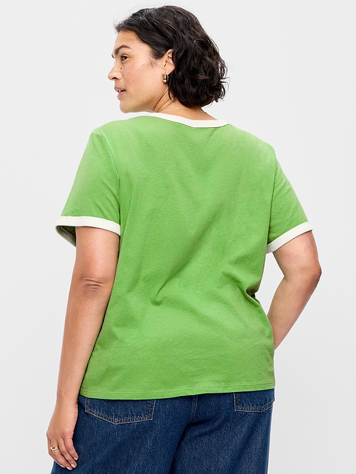 Old Navy EveryWear Crew-Neck Graphic Ringer T-Shirt — photo 9