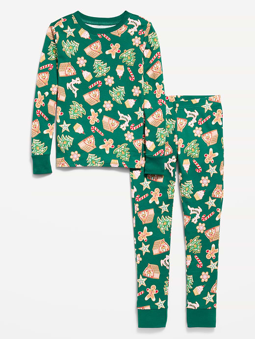 Old Navy Gender-Neutral Printed Snug-Fit Pajama Set for Kids — photo 1
