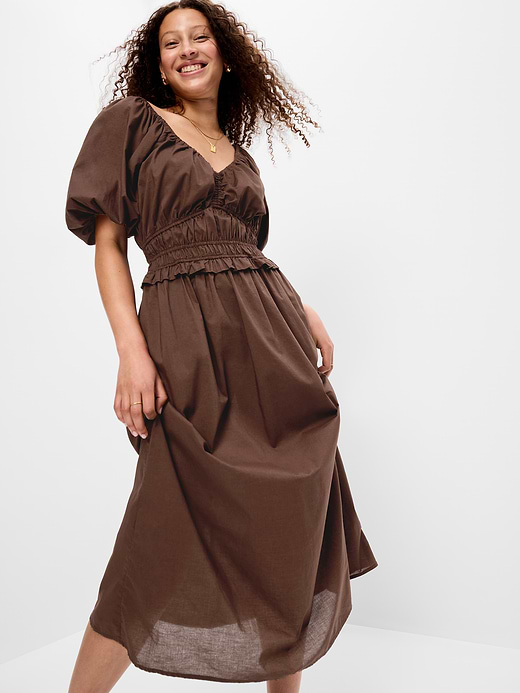Old Navy Fit & Flare Prairie Midi Dress — photo 4