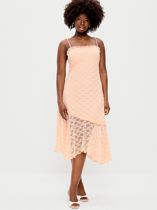 Old Navy Fit & Flare Lace Midi Dress — photo 7